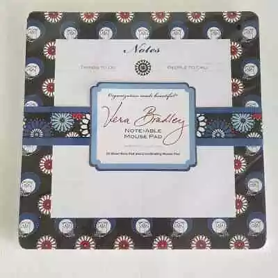 New Sealed Vera Bradley Note-able Mouse Pad 50 Sheet Pad • $9.99