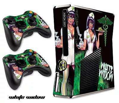 Skin Decal Wrap For Xbox 360 Slim Gaming Console & Controller Xbox360 Slim WIDOW • $8.95