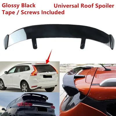 Fit For Volvo XC60 10-17 Rear Window Roof Spoiler Modified Wing ABS Glossy Black • $84.19