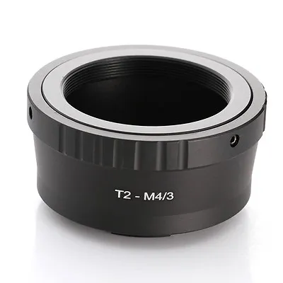 T2 T Mount Lens To Micro Four Thirds Micro 4/3 M43 Adapter EP5 E-PL7 GH4 GH5 GF6 • $5.54