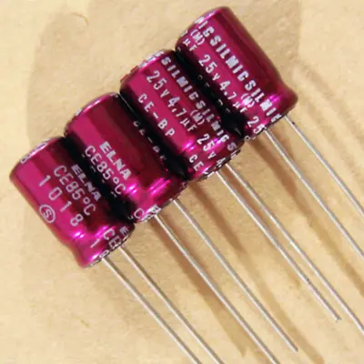 5Pcs ELNA SILMIC CE-BP (RBS) 4.7uF/25V Audio Non-polar Electrolytic Capacitor • $3.11