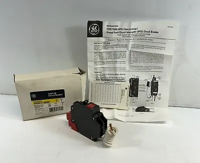 $148 • Buy (New) GE THQC1130GF 1 Pole 30 Amp GFCI Lug-Lug Circuit Breaker