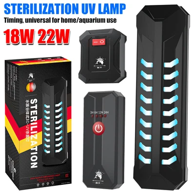 Aquarium Light Fish Tank UV Lamp Submersible Ultraviolet Lamp Aquarium Cleaning • £19.69