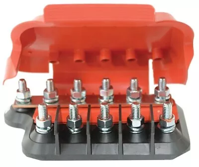 5 Way M8 Studs Mega Fuse (anm) Holder Busbar 300a Combined Current Rating • $112.95