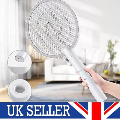 Electric Fly Zapper Killer Racket Bug Mosquito Insect Pest Swatter Wasp Trap Bat • £15.90