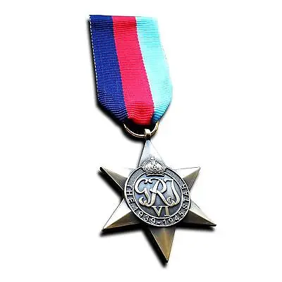 British World War 2 Replica Service/Campaign Medal 1939-1945 STAR WW2 • £9.99