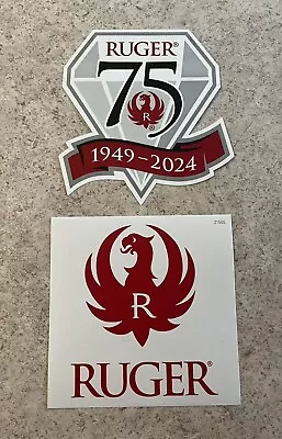 2 RUGER Firearm Stickers/Decals NEW Ruger Decal Set Hunting Auto • $6.49