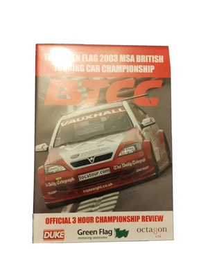 £6.90 • Buy BTCC British Touring Car Championship 2003 DVD