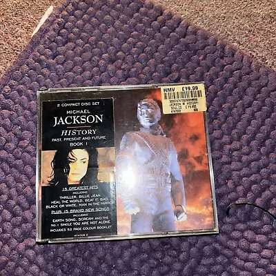 Michael Jackson • History • 1st Pressing Double Gold Cd • With Front Sticker • • £0.99