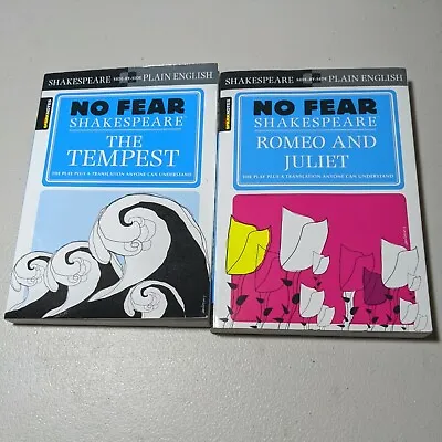 $7.75 • Buy Romeo And Juliet And Tempest  (No Fear Shakespeare) - Paperback - VERY GOOD -Lot