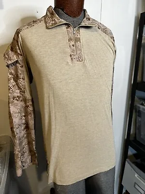 USMC FROG Combat Shirt Desert MARPAT Fire Resistant Gear Top MEDIUM REGULAR • $54.76