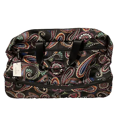 Vera Bradley Wheeled Carry-on Rolling Duffel Bag Bandana Swirl 15842-142 New • $199.99