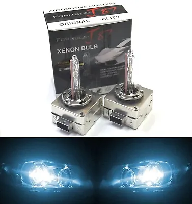 HID Xenon D1S Two Bulbs Head Light 8000K Icy Blue Bi-Xenon Replacement Plug Play • $32.30