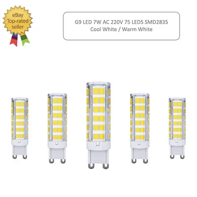 LED Light Bulbs G9 7W Cool&Warm White Replacement For G9 Halogen Capsule Bulbs • £3.85