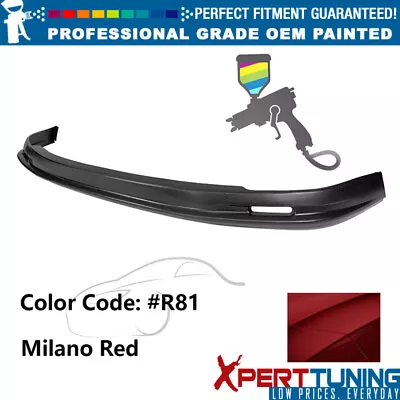 Fits 92-96 Honda Prelude Coupe Mugen Painted #R81 Front Bumper Lip Spoiler - PU • $239.99