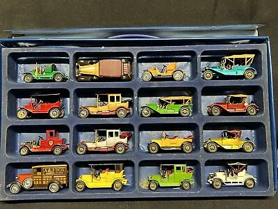 LESNEY MATCHBOX MODELS OF YESTERYEAR WITH CASE (Made In England) 16 Mint Cars • $374.25