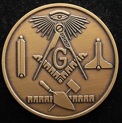 Kappyscoins G5261 1867 1992 Dunns Rock Masonic Lodge  Masonic Brevard Nc Medal • $8.88