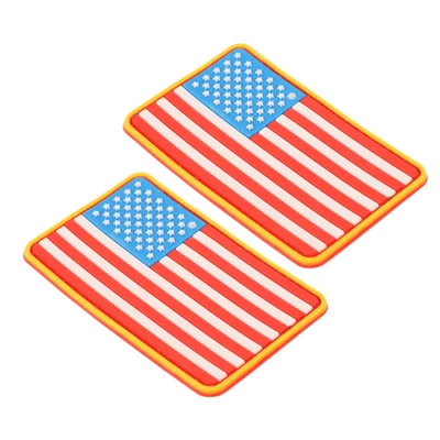 £5.31 • Buy  2 Pcs Pvc Stars Stripes Arm Shoulder Patches Motorcycle Vest