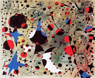 Joan MIro  The NIghtingale's Song  Giclee On Paper 13  X 20  • $60