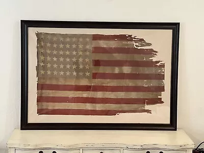 Framed Vintage 48 Star American Flag • $999.99