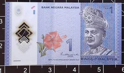 2012 Malaysia 1 Ringgit Polymer Rare Banknote Add Collection • $1.99