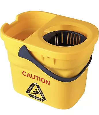 Yocada Expandable Commercial Mop Bucket W/ Wringer Ball Bearing Wheels (Yellow) • $29.99