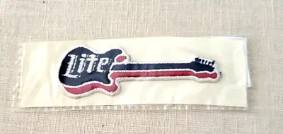 Miller Lite Embroidered Guitar Patch Approx 3 X1  Blue-red-white • $7.99