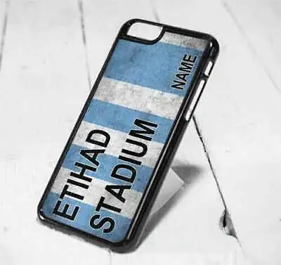 Manchester City Personalised Phone Case - Bar Scarf Style - Hard Plastic Case • £7.95