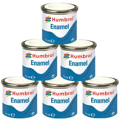 Enamel Model Paint Humbrol 14ml Gloss Metallic Satin Matt All Colours & Shades • £5.49