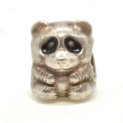 Pandora Sterling Silver 925 ALE Panda Bear Black Enamel Bead Charm 790490EN16 • £14.24