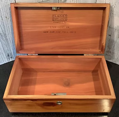 VTG Lane Cedar Jewelry Box Miniature Hope Chest Kinn-Hert Co N. Philly OH No Key • $23.99