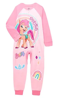 My Little Pony Girls Blanket Sleeper Pajamas Pink Graphic Comfy Soft Size 6/6X • $17.59