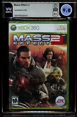 WATA 9.8 A+ Sealed Mass Effect 2 XBOX 360 CS1 • $2.25