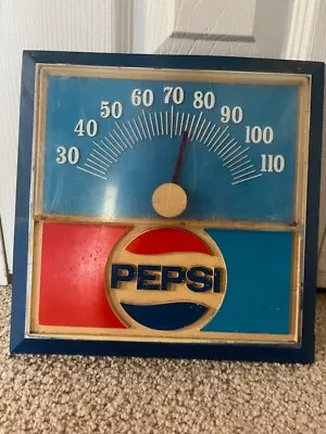 Vintage Pepsi Embosograph Thermometer Nice • $35.08