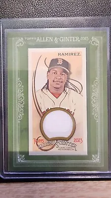 [2-468] 2023 Topps Allen Ginter #MFR-MR Manny Ramirez Framed Mini Jersey Relic • $0.99