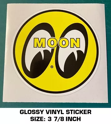 Moon Eyes Glossy Vinyl Sticker Decal-vintage Drag Racing-nhra-hot Rod-goodguys • $6.55