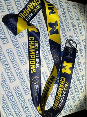 🔥 SOLD OUT - 2024 Michigan Wolverines Champions Official Lanyard • $12.99