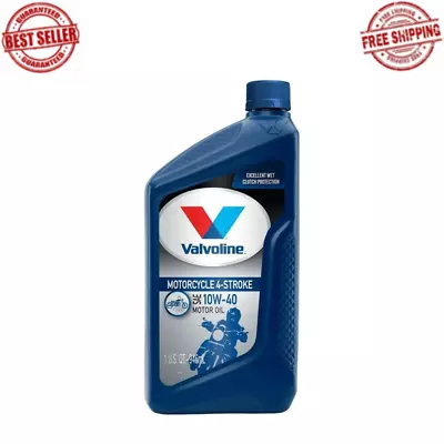 Valvoline 4-Stroke Motorcycle SAE 10W-40 Motor Oil 1 Quart NEW • $8.99