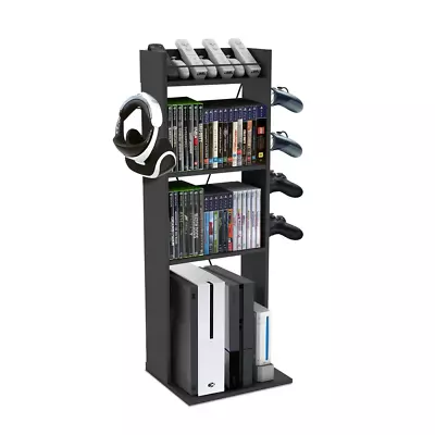 Video Game Storage Shelf Console Xbox Wall Organizer Tower Rack Disc Holder Stan • $71.99