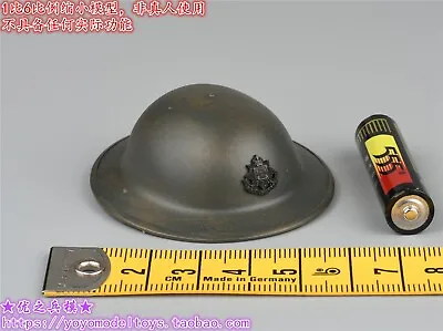 1/6 Scale DID B11013 WWI British Infantry Helmet Model Fit 12'' Figure Body Toys • $42.57