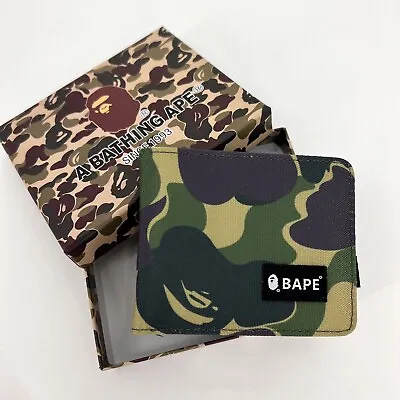 Bape Mens Camo Nylon Wallet • $28.99