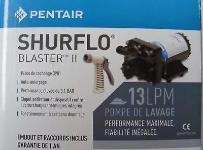 Shurflo Blaster Washdown Water Pump 3.5GPM 45PSI 12V Marine 4238-121-E07 • $192.26
