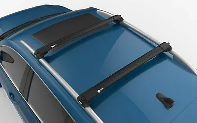 Cross Bars Black For Volvo Xc70 Estate 2007-2016 Carrier Roof Racks Rails • $210