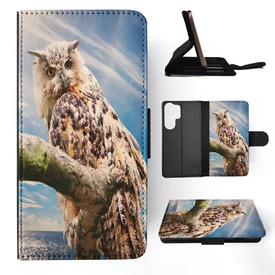 Flip Case For Samsung Galaxy|cute Hipster Owl Bird Mystic #7 • $19.95