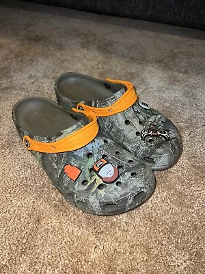 Crocs X Luke Combs Bootleggers Collaboration Realtree Camo Clogs Men’s Size 9 • $16.95