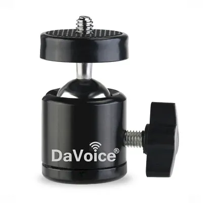 Mini Ball Head 360 Swivel For Dslr Camera Stand Tripod Adapter 1/4 Screw Mount • $10.49