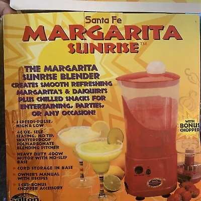 Salton Santa Fe Margarita Sunrise Frozen Concoction Maker With Chopper  BC1SFR • $23.99