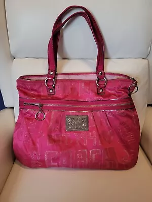 Coach Poppy Storypatch Hot Pink Glam Tote 15301 Limited Edition • $44.10