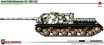 1/72 WW2 Russian ISU122 Tank. Painted Resin. Over 2400 Models On Offer • £42.99