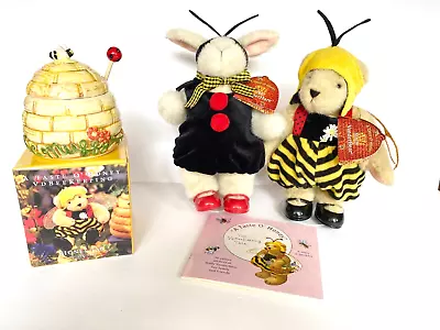 Muffy & Hoppy VDBeekeeping Collection Large Honey Jar Sticker Book • $35.95